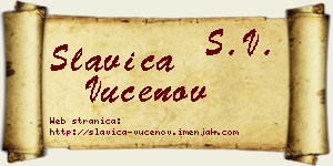 Slavica Vučenov vizit kartica